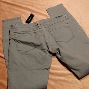 Express 6R Gray Slim Fit Jean Leggings Ultra Low Rise Skinny
